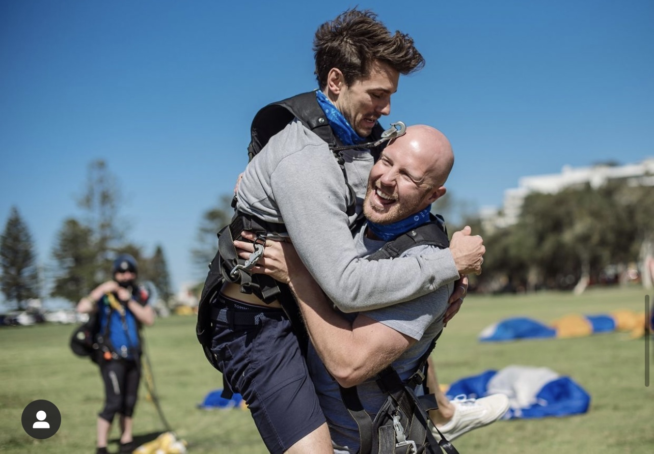 Landed. photo credit:@skydiveaustralia on Instagram