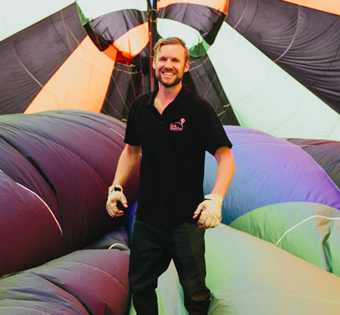 Director Murray from Go ballooning. Photo credit @Goballooning on website