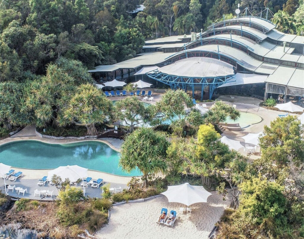 kingfisher bay resort close up. Photo credit @kingfisher bay resort on website