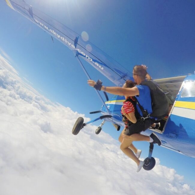 Skydive Jump. Photo credit: Skydiveaustralia on Instagram