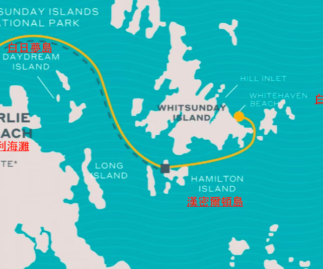 Whitsundays map