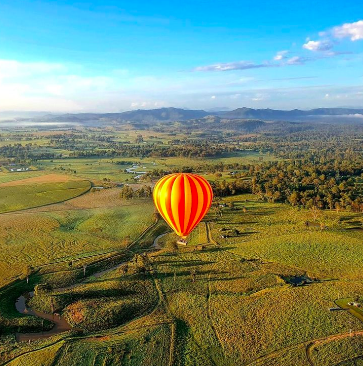 Hot Air Balloon GC. Photo credit @hotairgoldcoast on Instagram