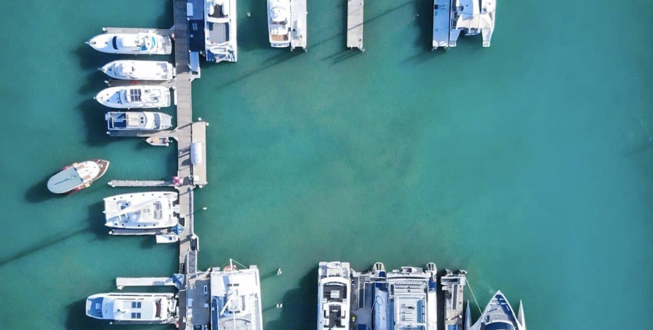 Port Douglas marina. Photo credit @bubblemaker_baker on Instagram