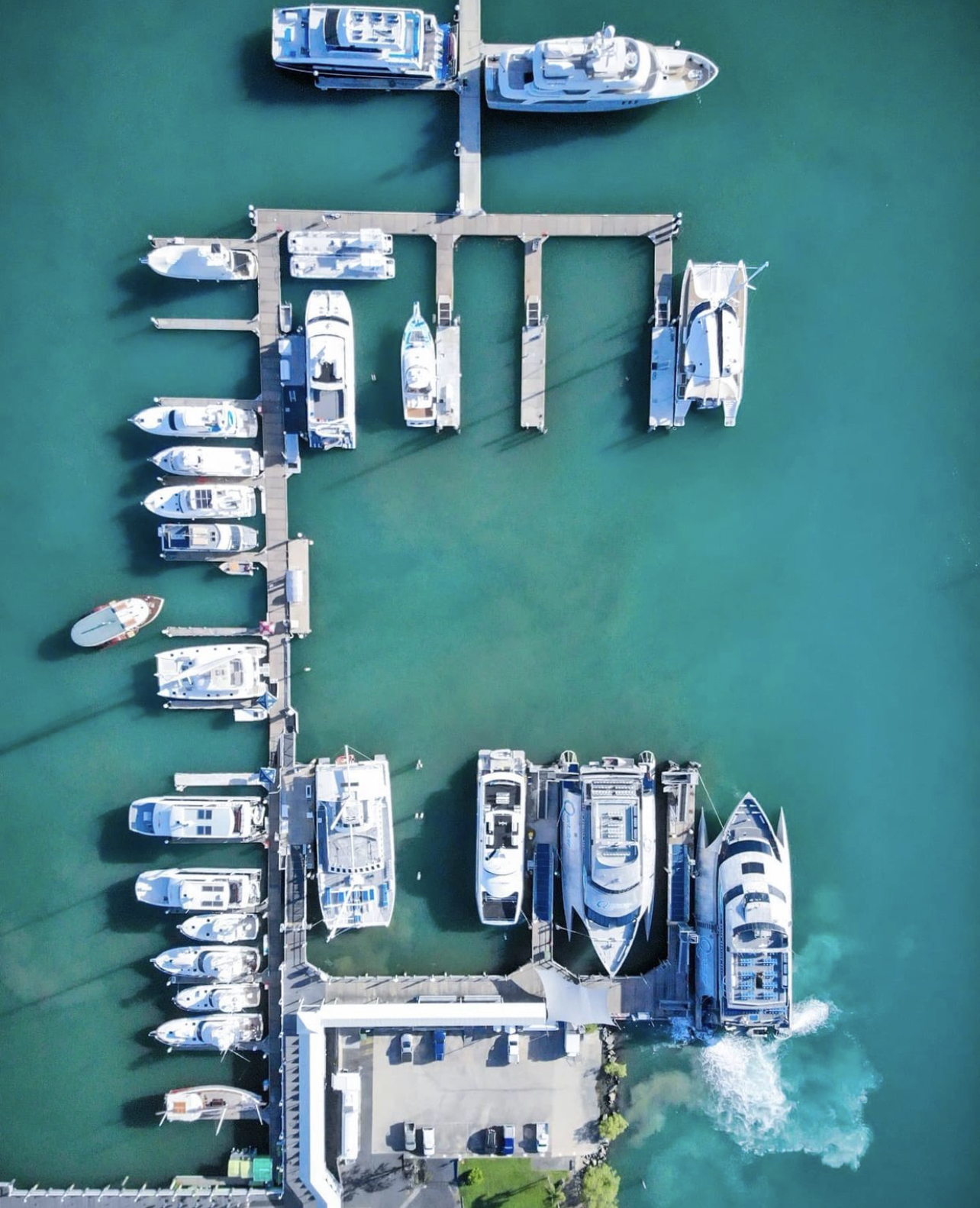 Port Douglas marina. Photo credit @bubblemaker_baker on Instagram