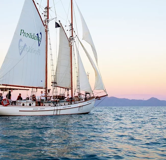 Providence Sunset sailing - Photo credit @Providence Whitsundays on website