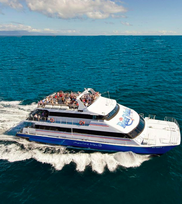 Reef Magic Boat.Photo credit @reefmagiccairns on Instagram