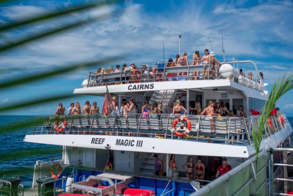 Reef Magic boat 2.Photo credit @reefmagiccairns on Instagram