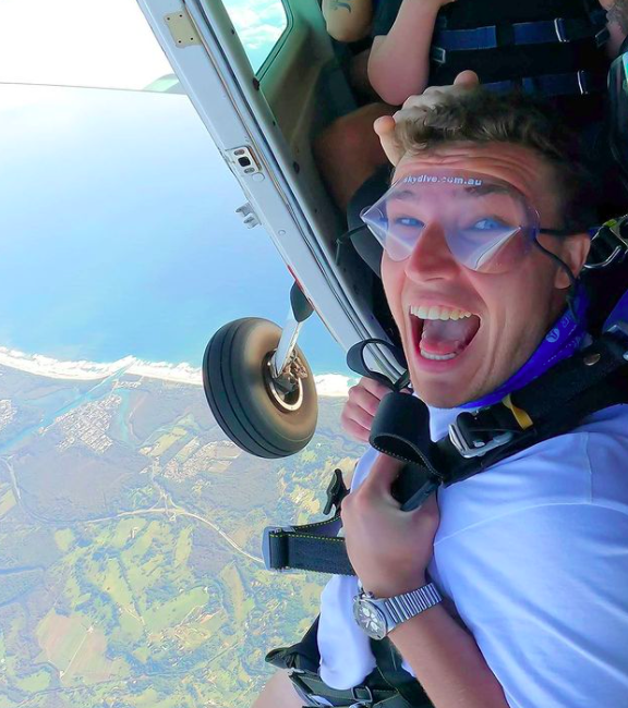 Byron Skydive. Photo credit @skydiveaustralia on Instagram