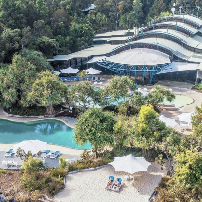 kingfisher bay resort close up. Photo credit @kingfisher bay resort on website